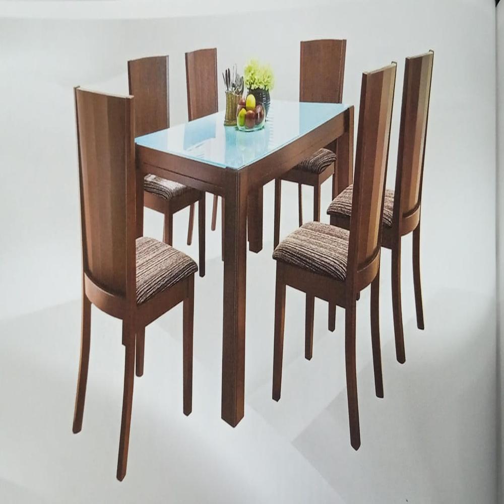 NILKAMAL BRIGHTON 6 SEATER DINING TABLE  SET 