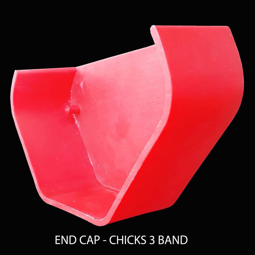 Poultry Chicks Feeder 3 Bend - Material: Plastic