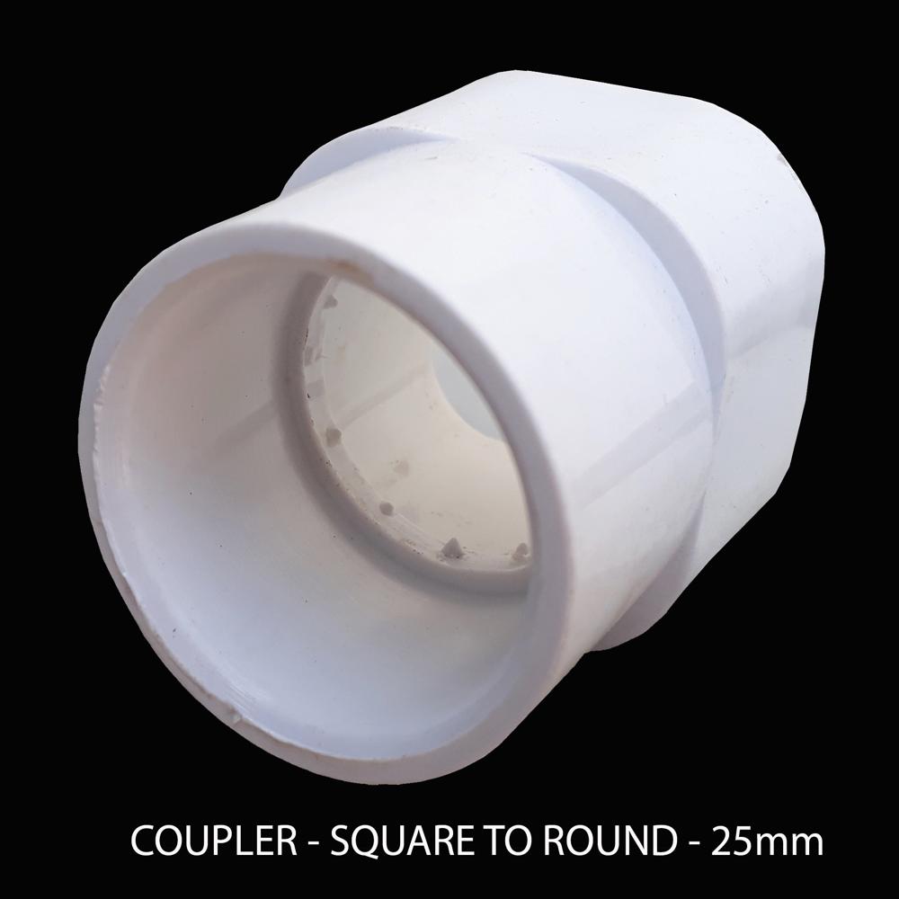 Poultry Square Pipe - Material: Plastic