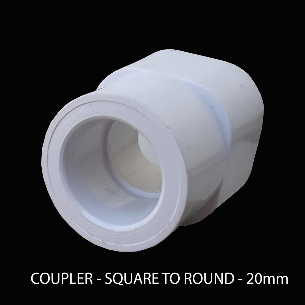 Poultry Square Pipe - Material: Plastic