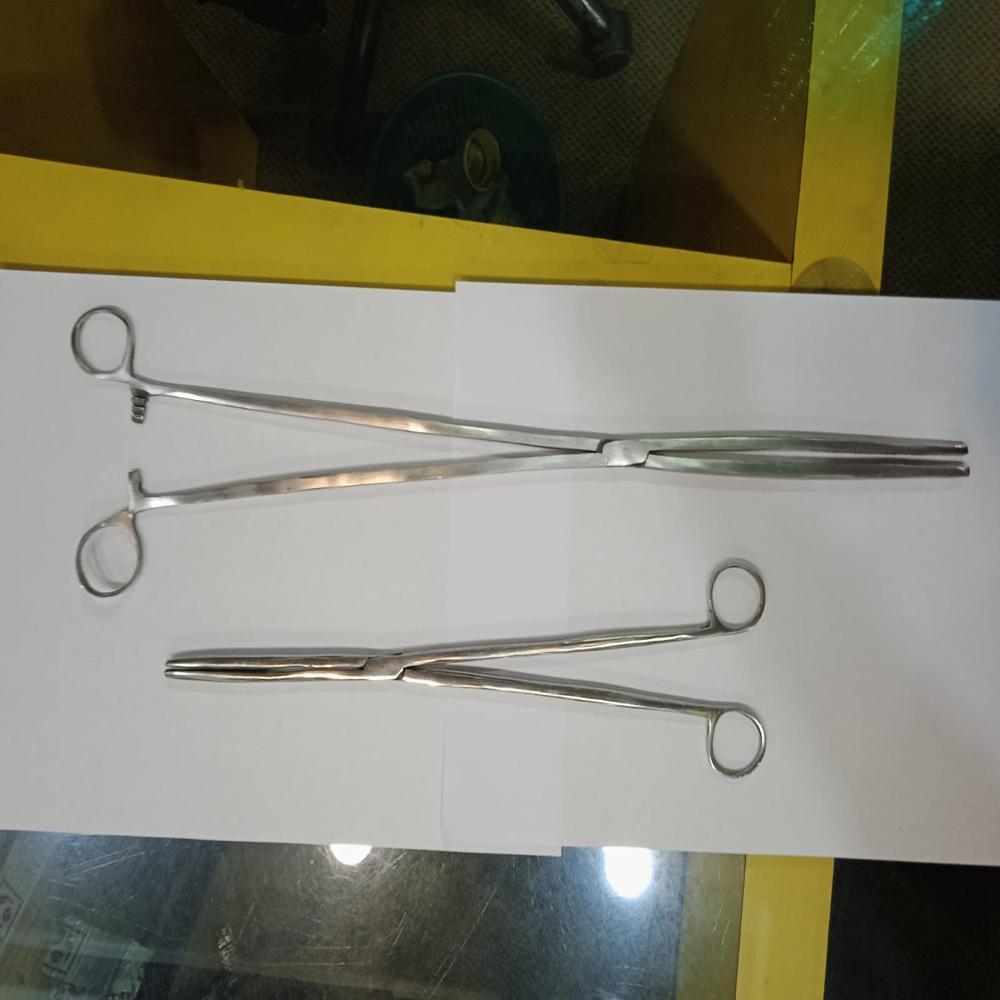 Straw Holding Forceps -  WITHOUT LOCK IMPORTED 10