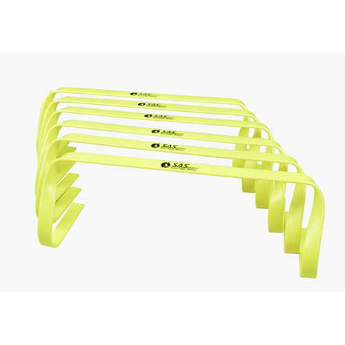 SAS SPORTS Training Flat Hurdles for Field Training Pack of 6