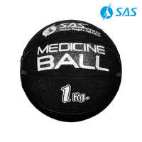 Sas Sports Agility Rubber Medicine Ball 1 Kg - Color: Black