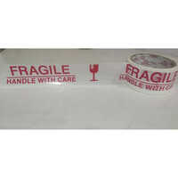 Fragile Handle With Care Tape - Color: White