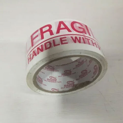 Fragile Handle With Care Tape - Color: White
