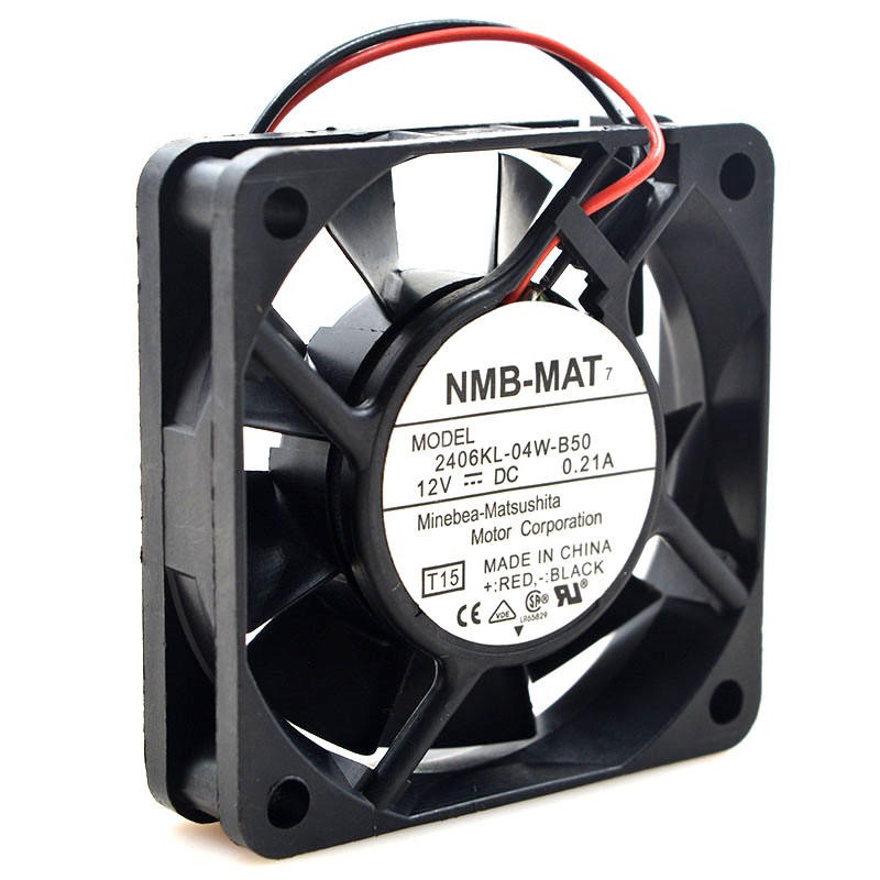 NMB 2406KL-04W-B50 DC24V 0.21A 60*60*15MM 6015 6CM Original and Brand-new Ball Bearing Cooling Fan