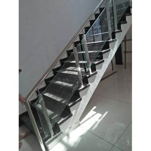 Stainless Steel Modular Staircase Glass Railing - Feature: Easily Assembled