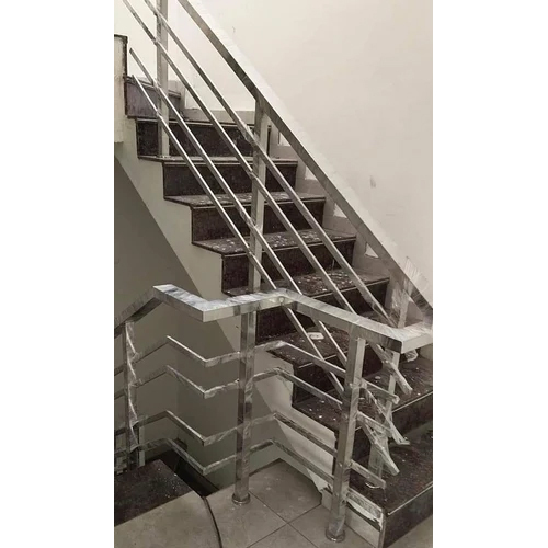 SS Staircase Glass Railing