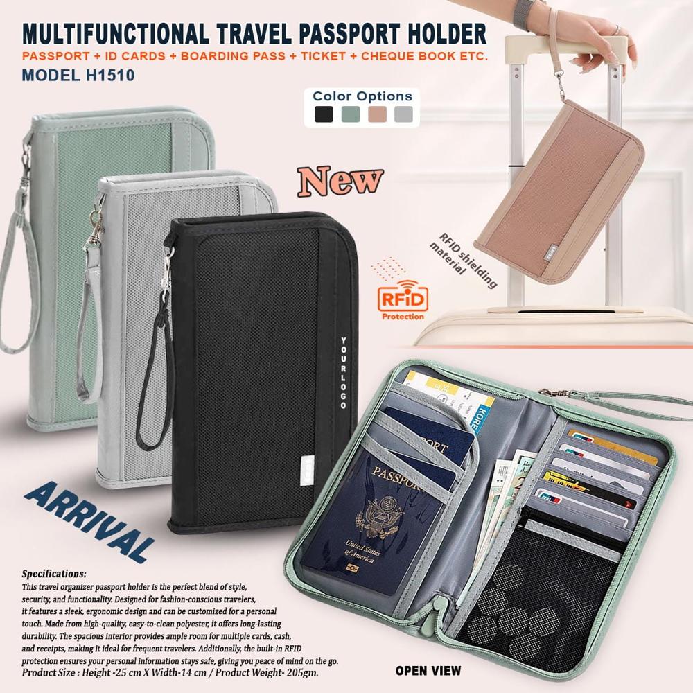 Multifunctional Travel Passport Holder