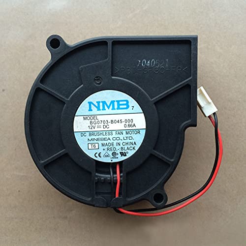 NMB BG0703-B045-000 7530 DC12V 0.66A 2wire Silent Gale Centrifugal Turbine Cooling FanXC