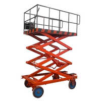 Mobile Scissor Lift - Load Capacity: 200-250  Kilograms (kg)