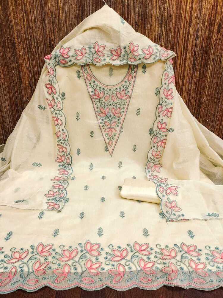 chanderi dress material