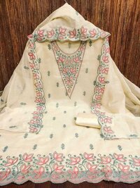 chanderi dress material