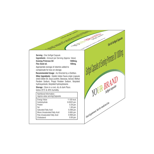Evening Primrose Oil 1000mg Softgel Capsules
