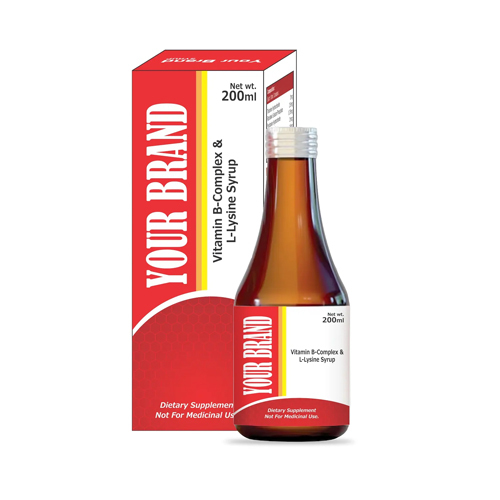200ml Vitamin B Complex And L-Kysine Syrup