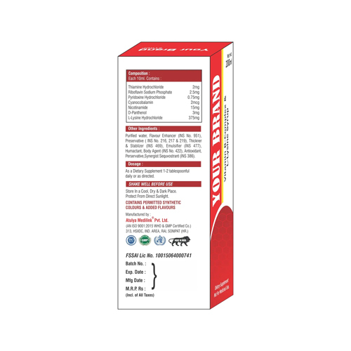 Vitamin B Complex With L-lysine Syrup