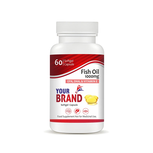 1000mg Fish Oil Softgel Capsules