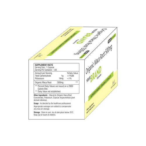 Organic Maca Root Capsule