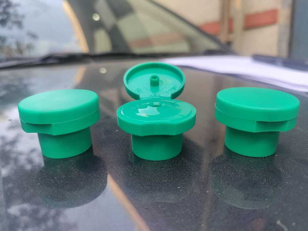 24mm T-shape Flip Top Cap - Color: White