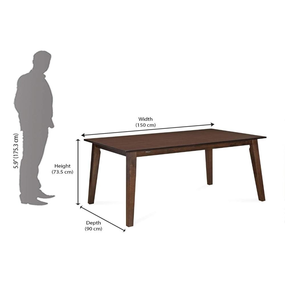 NILKAMAL AMBER 4 CHAIR & 1 BANCH DINING SET 