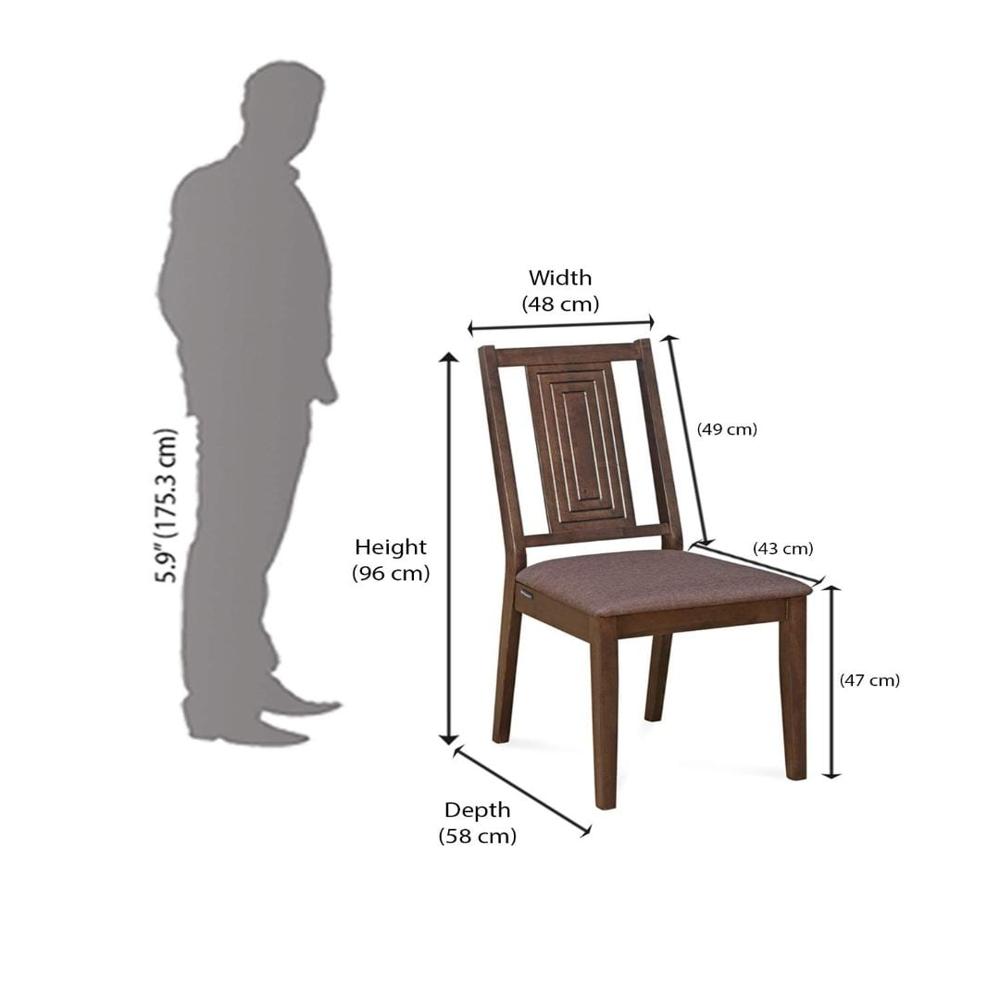 NILKAMAL AMBER 4 CHAIR & 1 BANCH DINING SET 