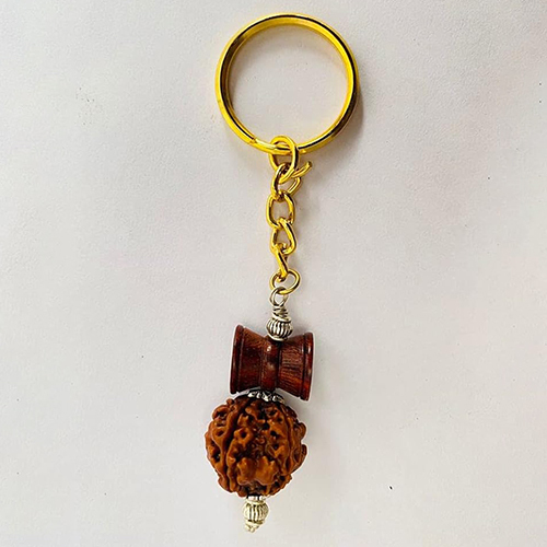 Rudraksh Keychain
