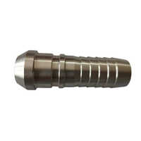 Stainless Steel Hose Adapter - Color: Silver