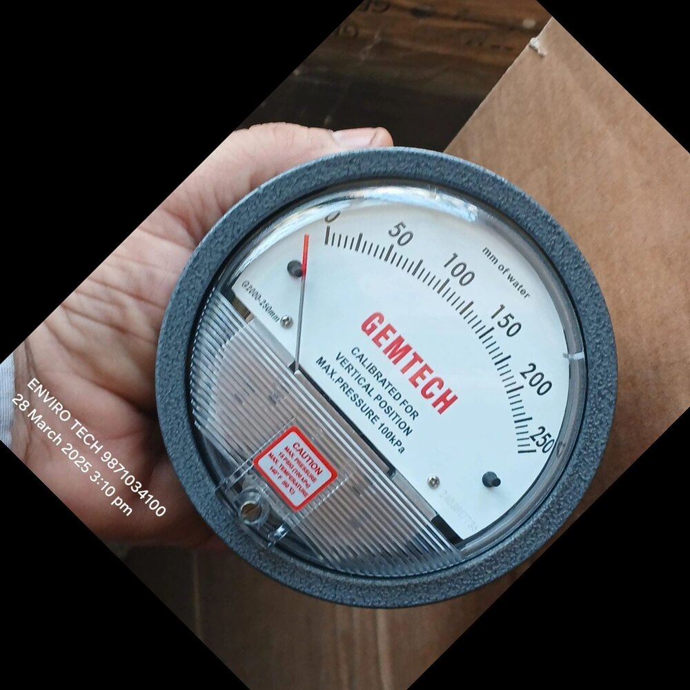 Wholesaler GEMTECH DIFFERENTIAL PRESSURE GAUGE FROM Kolkata West Bengal
