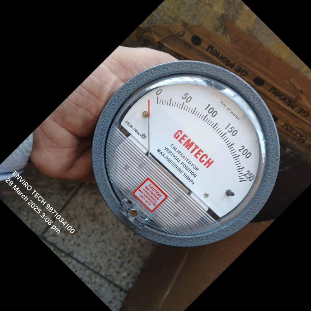 Wholesaler GEMTECH DIFFERENTIAL PRESSURE GAUGE FROM Kolkata West Bengal