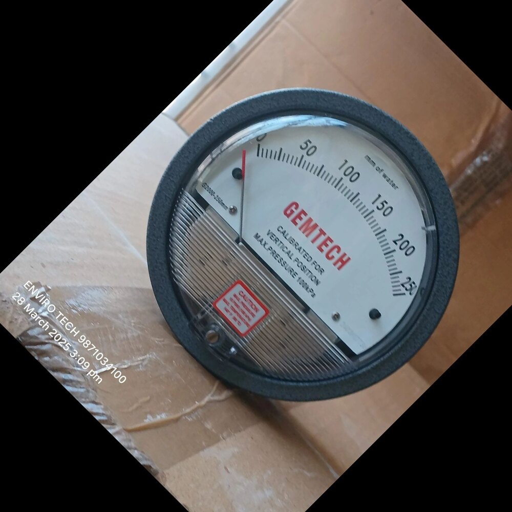 Wholesaler GEMTECH DIFFERENTIAL PRESSURE GAUGE FROM Mumbai Maharashtra
