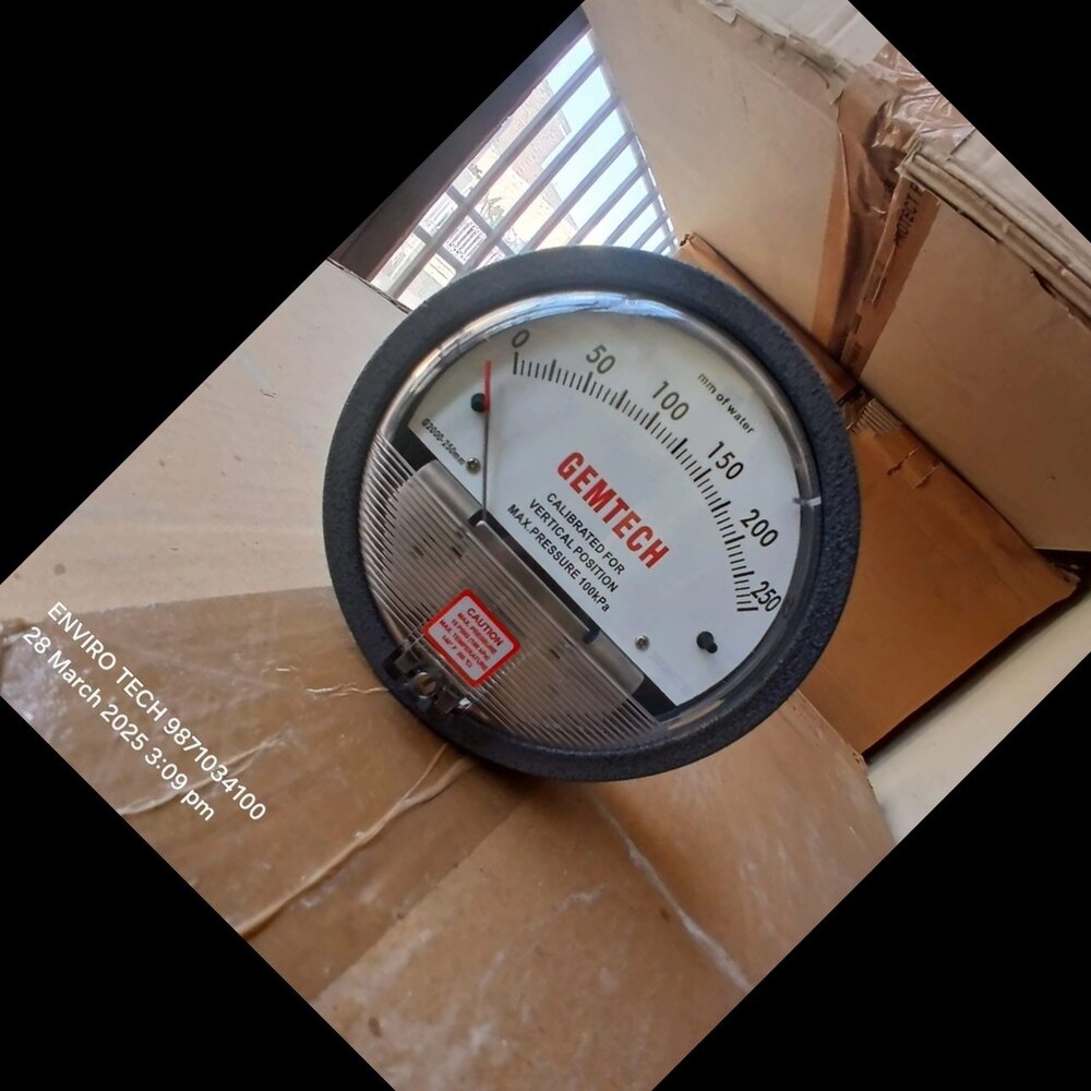 Wholesaler Gemtech Differential Pressure Gauge From Mumbai Maharashtra - Accuracy: 2% (-Ha Model 1) Of Fs (3% (-Ha 1.5%) On -0