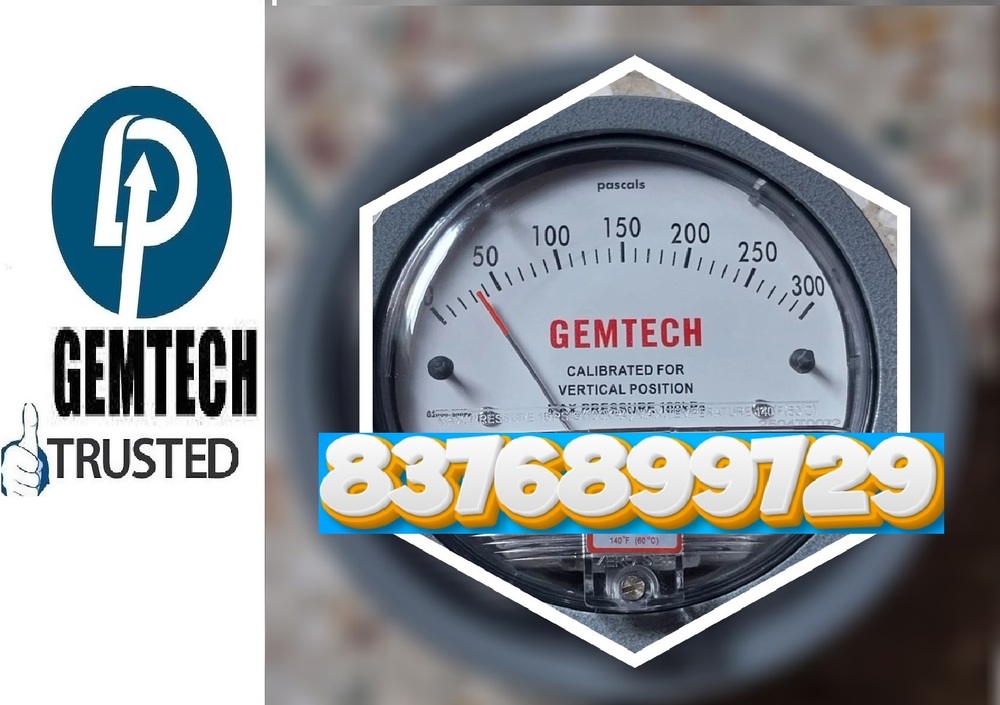 Gemtech Differential Pressure Gauges Distributors India by Kalol Gandhi Nagar Gujarat