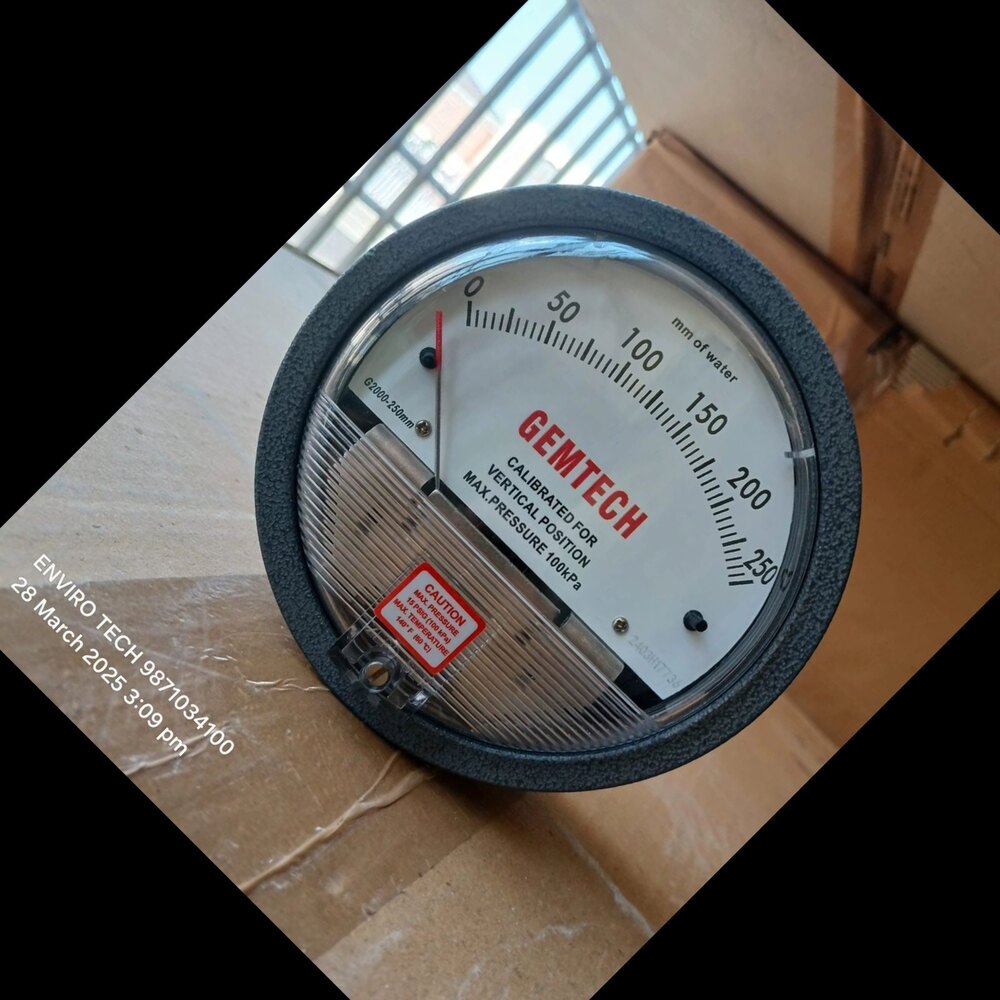 GEMTECH Differential Pressure Gauge Wholesaler From Amloh Punjab