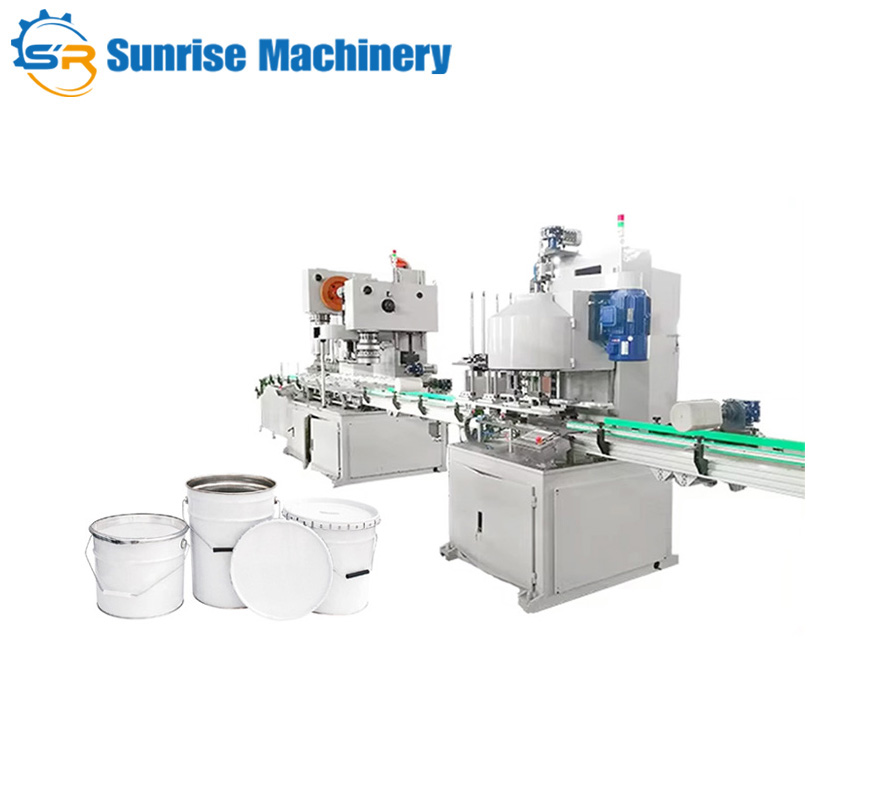 Automatic 18l Conical Pail Machine For Making Tin Cans - Color: White