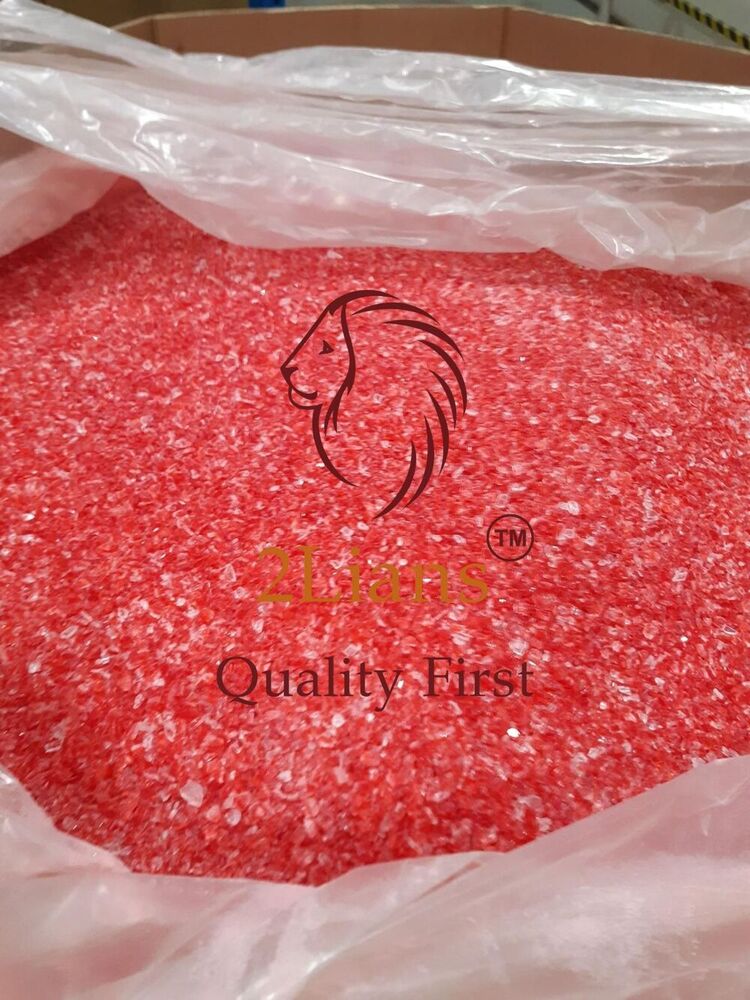 Pmma Regrind Transparent & Red Scrap - Shape: Pellet