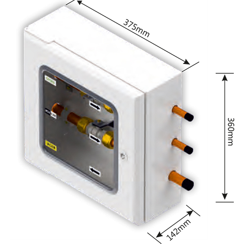 3 Gas Zonal Valve Box
