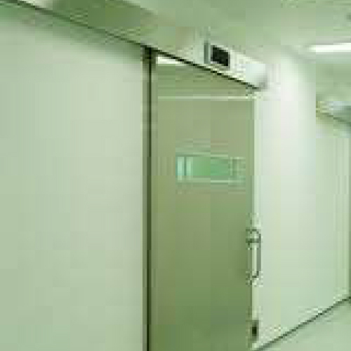Hermitically Sealed Sliding Stainless Steel Finish Door