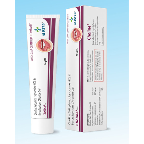 Choline Salicylate 8.7%, Benzalkonium Chloride Solution 0.01% & Lignocaine Hcl 2%