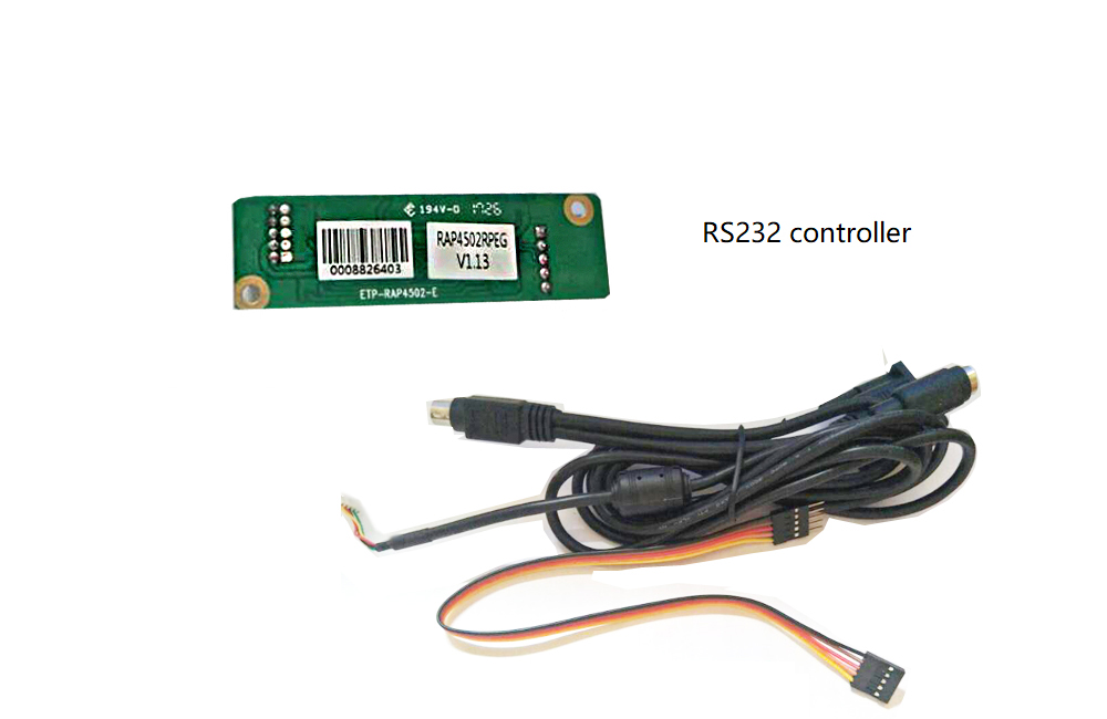 4 wire 5 wire resistive touch screen RS232 controller board