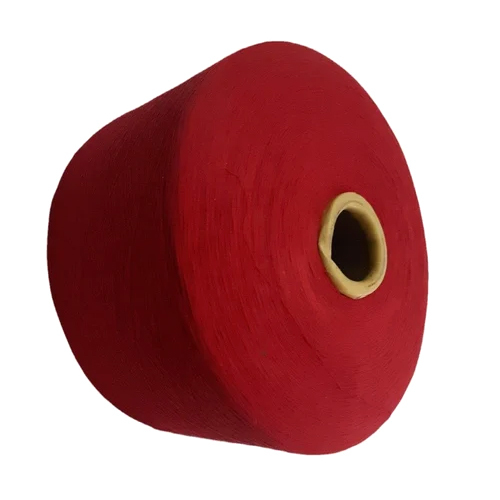Red Polyester Yarn - Usage: Knitting