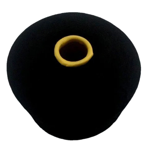 Black Cotton Melange Yarns