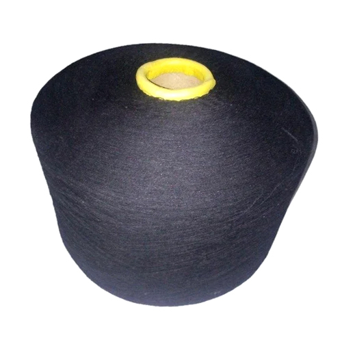 Black Cotton Melange Yarns