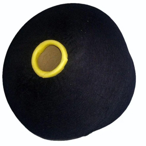Black Cotton Melange Yarns