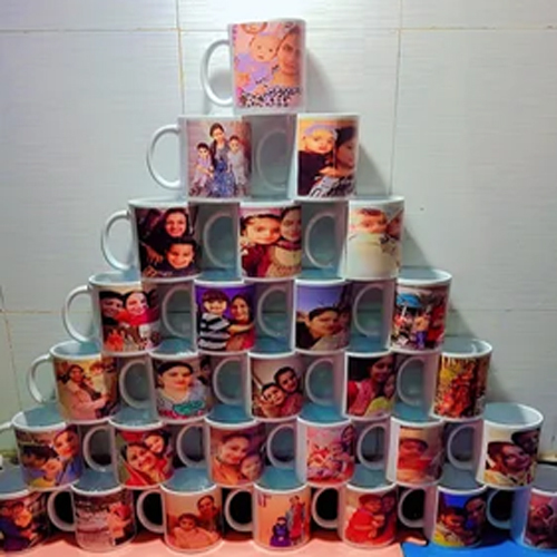 Printed Photo Mug - Capacity: 330 Milliliter (Ml)