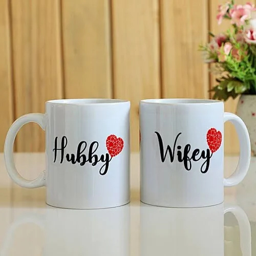 Printed Coffee Mug - Capacity: 300 Milliliter (Ml)