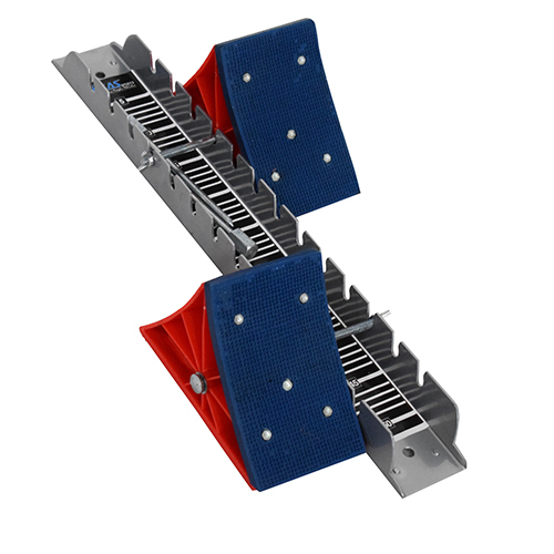 SAS SPORTS Athletic Starting Block PVC Adjustable Rubber Mounted Pedals for Any Track -Training PVC Paddle (with Bag)