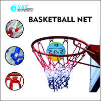 Sas Sports Basket Ball Net, Tri Color, 6mm Pair - Age Group: Adults