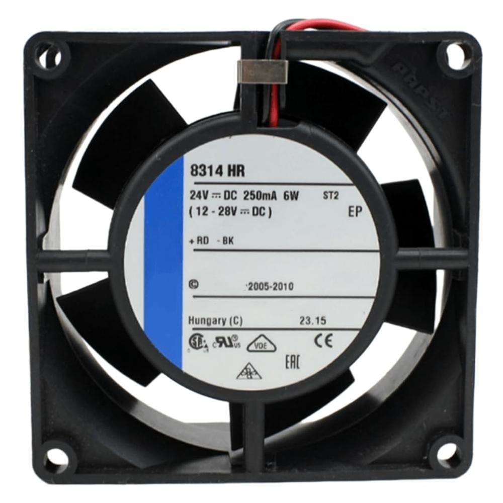 EBM PAPST 24V 8314 HR 250mA 6W 8032 Cooling Fan 80X80X32MM 2-Wire