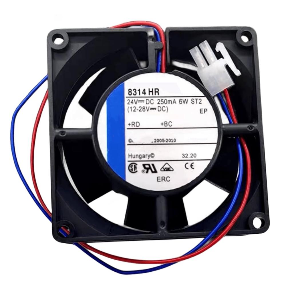 EBM PAPST 24V 8314 HR 250mA 6W 8032 Cooling Fan 80X80X32MM 2-Wire