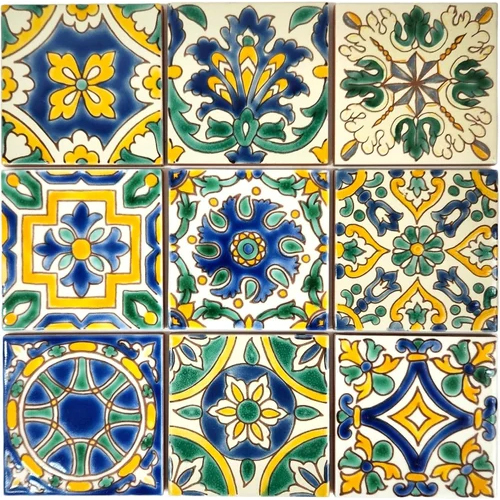 Ceramic Art Tiles - Color: Multi Color